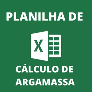 Imagem de capa para o Ebook Planilha de cálculo de quantidade de argamassa