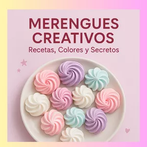 Imagen de portada para Ebook Manual Completo Merengues Creativos: Recetas, Colores y Secretos