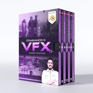 Imagem de capa para o Curso online Curso: Dominando o VFX no Blender 3D - Por Wellington Coloni