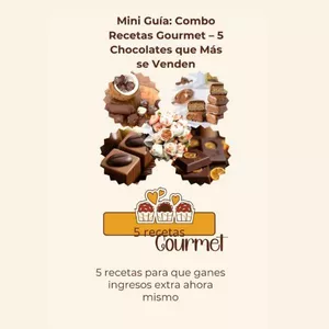 Imagen de portada para Ebook Pack Gourmet: 5 Recetas de Chocolates que Más se Venden y Generan Ganancias Rápidas