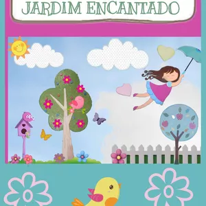 Imagem de capa para o Ebook Apostila de moldes Jardim encantado 
