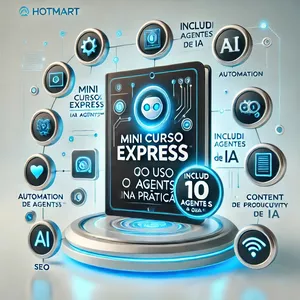 Imagem de capa para o Ebook IAB Agents™ + Mini Curso Express - 10 agentes de inteligência artificial + um mini curso prático para aplicar IA no seu negócio digital com estratégia e clareza.