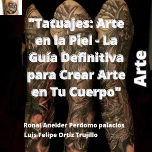 Imagen de portada para Ebook "Tatuajes: Arte en la Piel - La Guía Definitiva para Crear Arte en Tu Cuerpo"