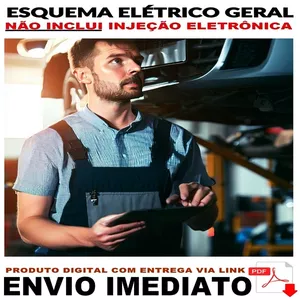 Imagem de capa para o Ebook Esquema Elétrico Geral do VW Gol Bolinha de 1995 a 1996