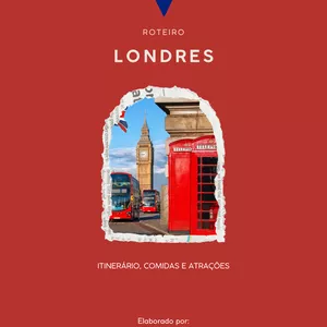 Imagem de capa para o Ebook Roteiro LONDRES - 5 dias