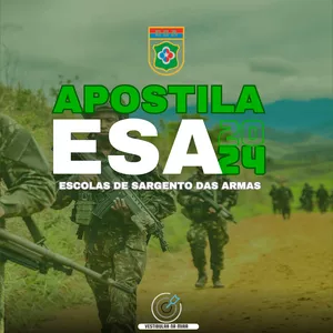 Imagem de capa para o Ebook ESA NA MIRA - Apostila para Concurso Escola de Sargento das Armas
