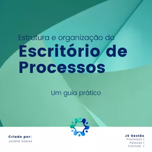 Imagem de capa para o Ebook Estrutura e organização do Escritório de Processos