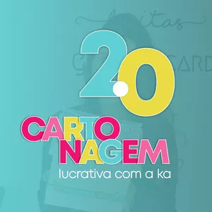 Imagem de capa para o Curso online Cartonagem Lucrativa 2.0 -  com a KA