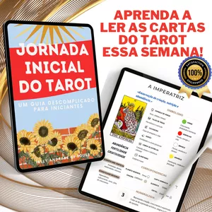 Imagem de capa para o Ebook Jornada Inicial do Tarot