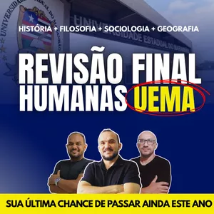 Imagem de capa para o Curso online REVISÃO FINAL DE HUMANAS PAES UEMA 2026