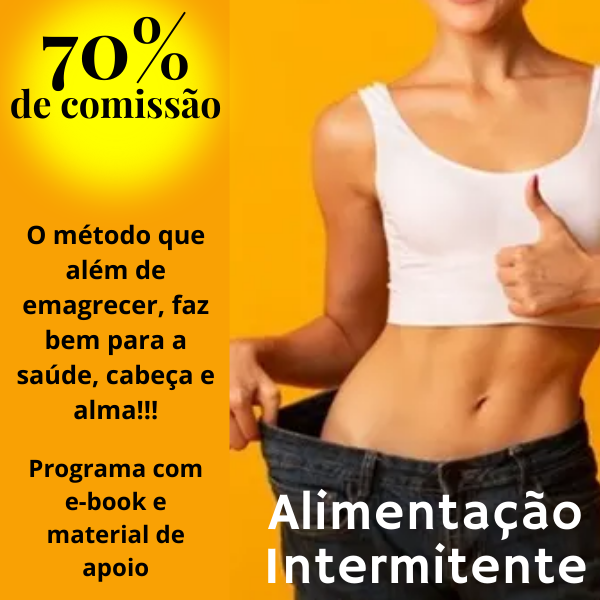 Imagem de O Poder da Alimentação Intermitente criado por CATIZA Produções na hotmart