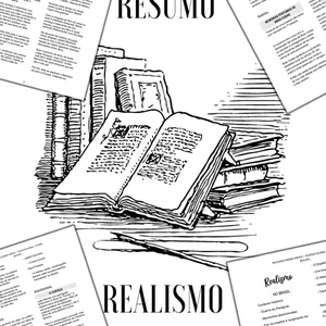 Imagem de capa para o Ebook Resumo Literatura - Realismo/Naturalismo no Brasil
