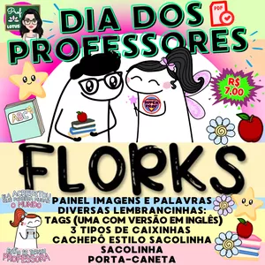 Imagem de capa para o Ebook DIA DOS PROFESSORES FLORKS