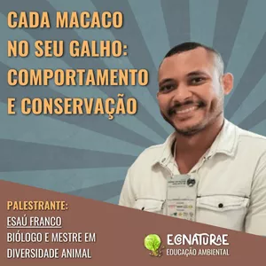 Imagem de capa para o Curso online “Cada macaco no seu galho: comportamento e conservação” - Palestra