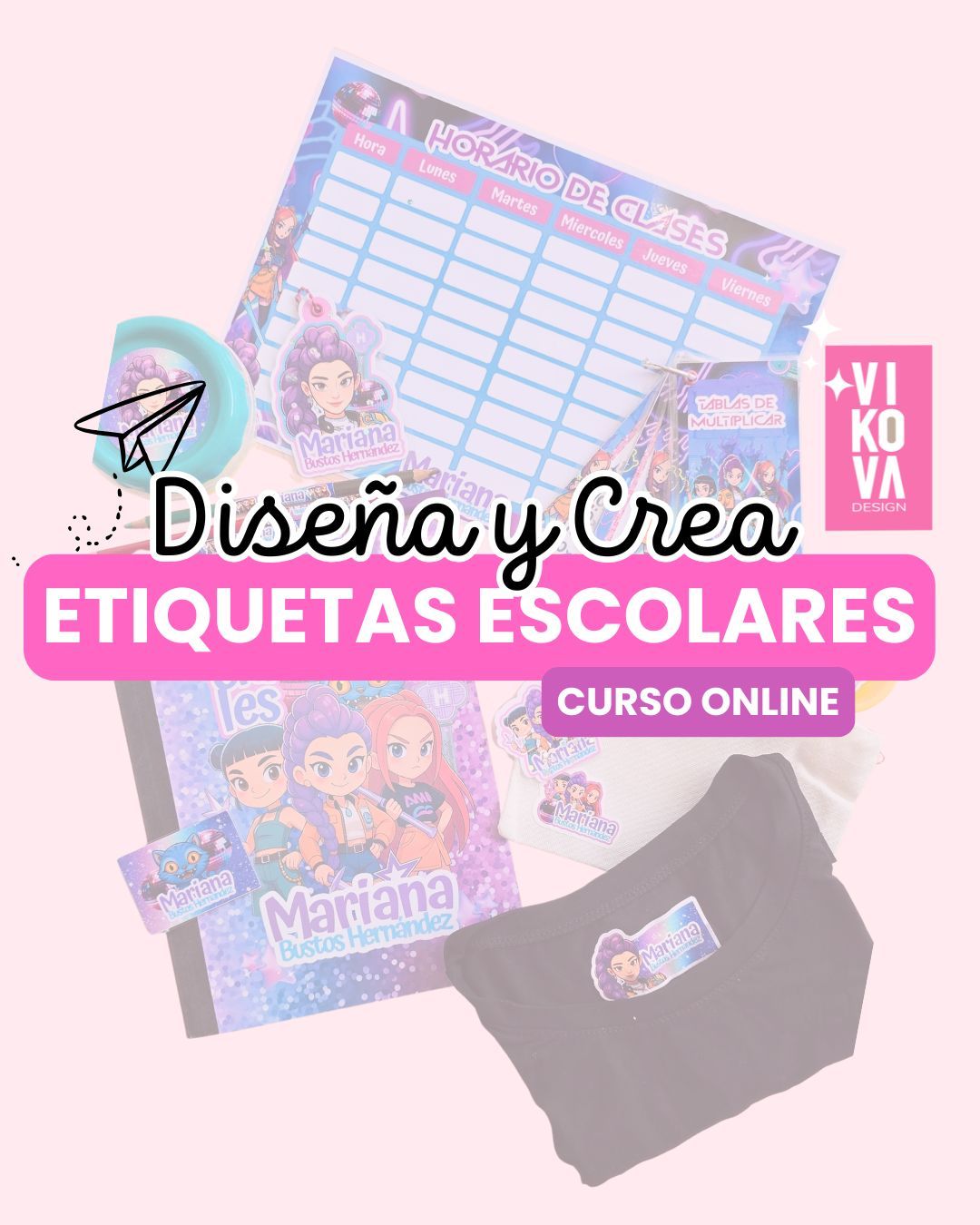 Curso de Etiquetas Escolares