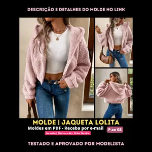 Imagem de capa para o Curso online [Molde em PDF] - Jaqueta Lolita.