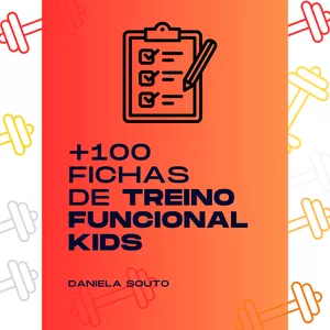 Imagem de capa para o Ebook +100 Fichas de Treino Funcional Kids