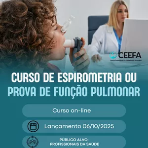 Imagem de capa para o Curso online Curso de Espirometria/Prova de Função Pulmonar