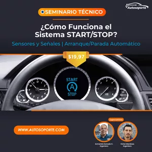 Imagen de portada para Curso online Seminario técnico: ¿Cómo Funciona del Sistema START/STOP? Sensores y Señales | Arranque/Parada Automático  