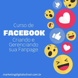 Imagem de capa para o Curso online Curso de Facebook – Criando e Gerenciando sua Fanpage