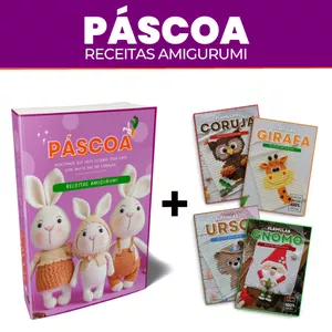 Imagem de capa para o Ebook PÁSCOA - RECEITAS AMIGURUMI