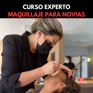 Imagen de portada para Curso online CURSO EXPERTO - MAQUILLAJE PARA NOVIAS