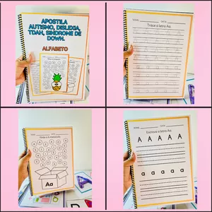 Imagem de capa para o Ebook ✏ Alfabeto para Educação Especial 🌈