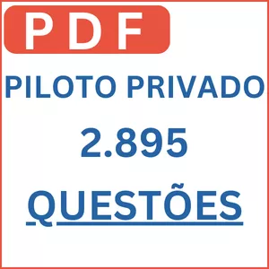 Imagem de capa para o Ebook PDF Simulado Banca ANAC - Piloto Privado 
