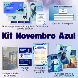 Imagem de capa para o Ebook Kit Novembro Azul Completo