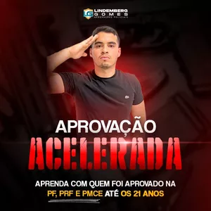 Imagem de capa para o Curso online Aprovação Acelerada - Aprenda com o mais novo aprovado na PF e PRF