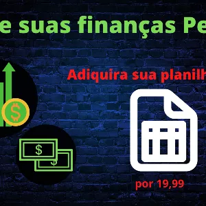 Imagem de capa para o Ebook Planilha de controle financeiro