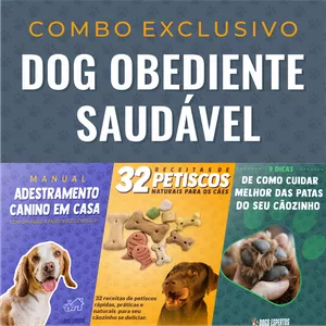 Imagem principal do produto COMBO EXCLUSIVO - DOG OBEDIENTE E SAUDÁVEL 