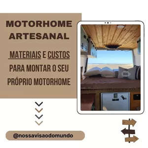 Imagem de capa para o Ebook E-BOOK - CONSTRUÇÃO ARTESANAL MOTORHOME - NOSSA VISÃO DO MUNDO