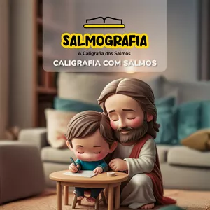 Imagem de capa para o Ebook Salmografia Caligrafia com Salmos