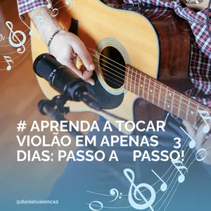 Imagem de capa para o Curso online Tocar violão e apenas 3 dias 