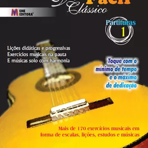 Imagem de capa para o Ebook Violão Clássico Toque Fácil 