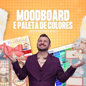 Imagen de portada para Curso online MoodBoard e Paleta de Colores