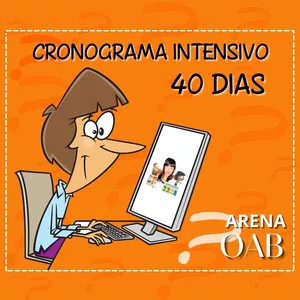 OAB - 1ª fase (com cronograma de estudos) por Entendeu direito ou quer que desenhe?