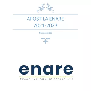 Imagem de capa para o Ebook Apostila com provas da ENARE 2021-2023