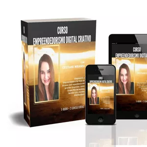 Imagem de capa para o Ebook CURSO EMPREENDEDORISMO DIGITAL CRIATIVO