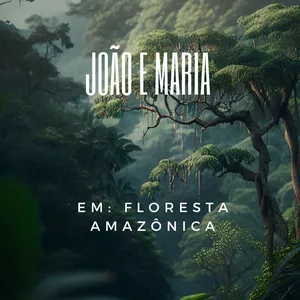 Imagem de capa para o Ebook João e Maria - Em: Floresta Amazônica