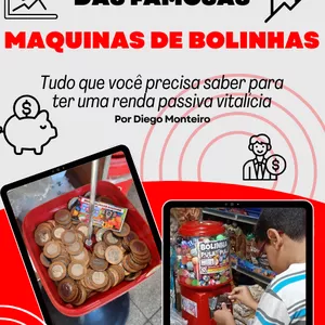 Imagem de capa para o Ebook MAQUINA DE BOLINHAS - RENDA EXTRA