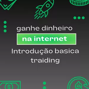 Imagem de capa para o Ebook Aprenda a ganhar dinheiro com a internet- traiding
