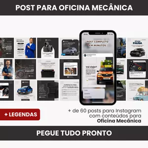Imagem de PACK PARA OFICINA MECÂNICA criado por Creative Packs Arts na hotmart