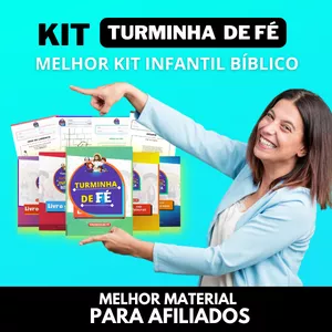 Imagem de capa para o Curso online KIT TURMINHA DE FÉ | Atividades Bíblica infantil para imprimir