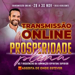 Imagem de capa para o Curso online TRANSMISSÃO ONLINE:  Prosperidade Plena BH : As 7 frequencias da Iluminação Espiritual Superior