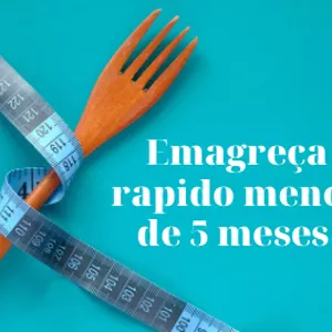 Imagem de capa para o Ebook emagreça rapido em menos 5 meses
