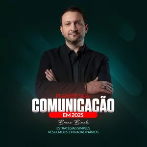 Imagem de capa para o Ebook Planeje Sua Comunicação em 2025 - Guia Prático para Institucional e Varejo