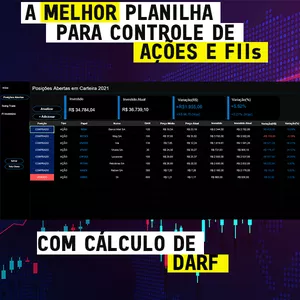 Imagem do curso Planilha Ações e FIIs com cálculo de DARF