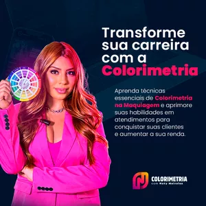 Imagem do curso Curso de Colorimetria com Naty Meireles